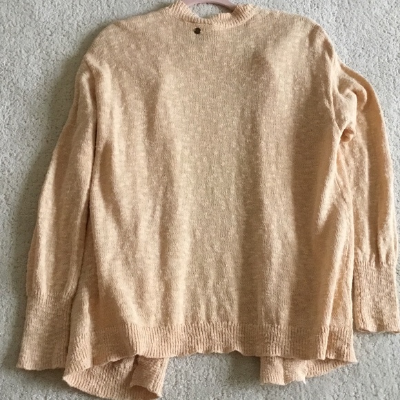 Roxy Beige Cotton Blend Knitted Cardigan - Picture 10 of 11